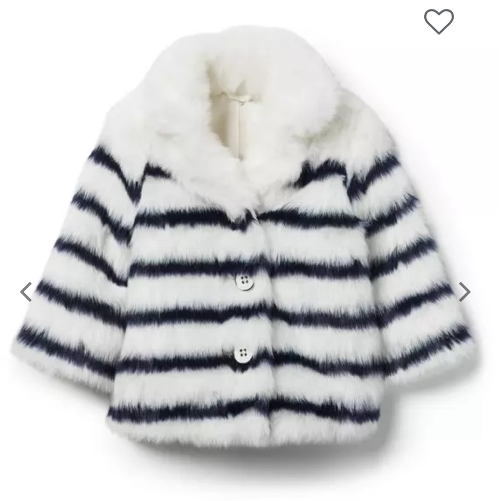 Janie and Jack by Juno Valentine faux fur jacket